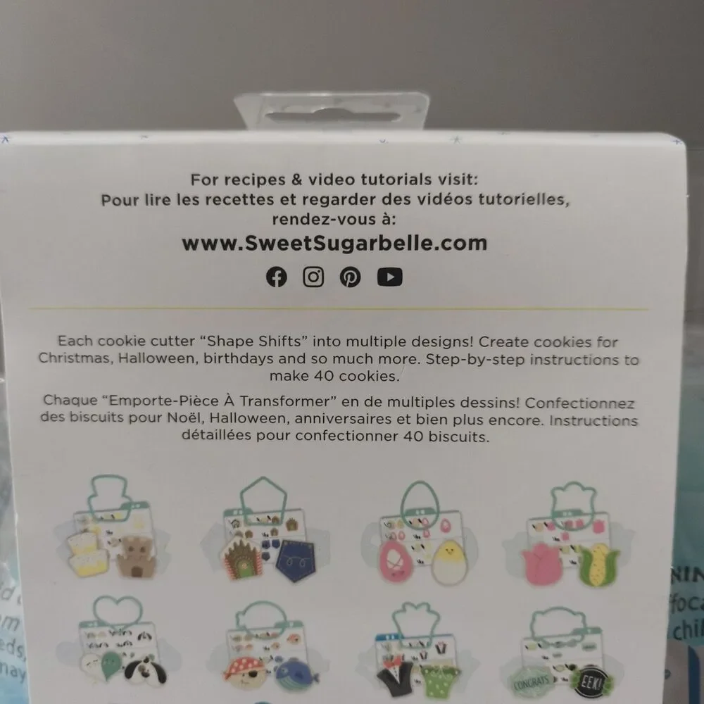Sweet Sugarbelle Cookie Cutter Shape Shifters 74 Piece Set